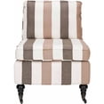 thumbnail image 2 of Safavieh Randy Transitional Upholstered Slipper Chair w/ Casters, 2 of 5