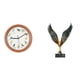 thumbnail image 1 of Reloj de pared de pájaro de resina con extendidas, reloj colgante decorativo, adorno Feng Shui, estatua decorativa para cocina y hogar., 1 of 8