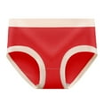thumbnail image 3 of Swuxness Women's Plus Size Underwear, Women's Panties, Women Mid Waist Comfortable Soft Breathable Soft Panties for Women Everyday Wear Red, XXL, 3 of 4