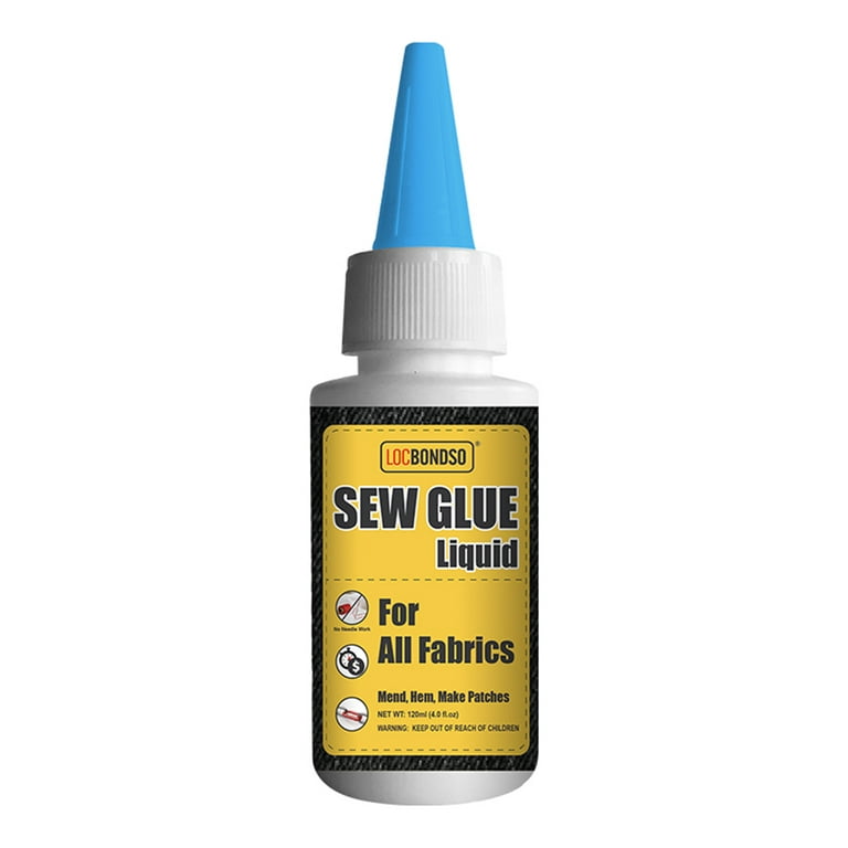 Sew Glue Liquid Glue For Fabrics Multi-use Fabric Adhere Fast Tack Glue  Clothing Repairing Tool Repair Glue Super Glue Powerful