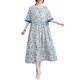 thumbnail image 1 of Vestido Irfora Vestido suelto de mujer con bolsillos Floral Medias mangas Cordón en la cintura Vestido de vacaciones Irfora Vestido, 1 of 5