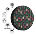 thumbnail image 4 of Xecao Christmas Trees And Houses for Tire Covers,Wheel Tire Cover Waterproof, Dust-Proof, And Universally Fitting for Cars,Trailers, SUVs-15 inch, 4 of 6