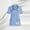 c01Blue, variant on LNWUY Scrubs for Women Loose Fit Stretchy Scrub Tops Nurse Uniform Shirts V-Neck Short Sleeve T-Shirt Tee with Pockets Pink XXXL