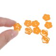 thumbnail image 4 of Uxcell Flower Sewing Buttons Resin Torx 2-Hole Craft Buttons 1/2" 150 Pcs Orange, 4 of 6