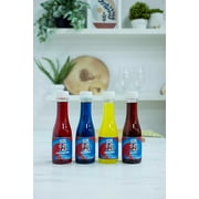 ICEE 4-Pack Shaved Ice Slushie Syrups. Watermelon, Lemonade, Blue Raspberry & Cherry Flavored Syrups, 6.1 fl oz