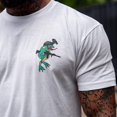 thumbnail image 4 of Combat Iron Apparel™ Let's Get Froggy Operator Style Men's T-Shirt 3Xl / White, 4 of 4