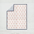 thumbnail image 5 of Bacati - Tribal Coral/Navy Feathers/Buck/Triangles Muslin Girls Crib Bedding Set, 5 of 9