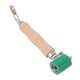 thumbnail image 2 of Rodillo de costura de silicona de 40 mm Rueda de latón de doble uso Mango de madera Papel tapiz Rodillo de costura plana para soldadura de PVC TPO Verde, 2 of 12