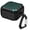 Green+Black, variant on Dteck Rugged Case for Samsung Galaxy Buds 4 / Buds 4 Pro, Shockproof Magnetic Closure Hard Shell Cover with Carabiner,Red+Black