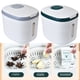 thumbnail image 5 of Recipiente de cocina Tarro sellado Gran capacidad Cubo de arroz Animal Mascotas Almacenamiento de alimentos Dispensador Hogar Cocina Pasta Azúcar Grano Gris M Inevent HA011804-01, 5 of 7