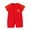 a-Red, variant on Comfy Outfits for Toddler Baby Girls Boys Calendar Chinese New Year Tang Suit Red Short Sleeve Romper Fashion Button Jumpsuit (a-Red,6-9 Months
