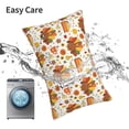 thumbnail image 5 of Kdxio Cotton Pillow Cases 16"x24" Pillowcases,Soft and Breathable Bedroom Pillow Cases-Thanksgiving With Turkey-No Pillow Core, 5 of 5