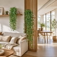thumbnail image 6 of BingTong Artificial Hanging Ivy Vine Plant, Faux Round Leaf Green Wall Hanging Basket Foliage, No Maintenance Fake Trailing Greenery for Indoor Wall Decor A, 6 of 7