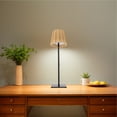 thumbnail image 1 of Lámpara De Mesa LED, Luz De Noche Tejida A Mano Luz De Noche De Cabecera Con 3 Temperaturas De Color Control Táctil Recargable Para Sala De Estar, Dormitorio, Bar, Campamento,, 1 of 7
