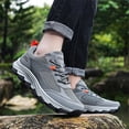 thumbnail image 4 of YOURDIARY Womens Mens Hiking Shoes Comfortable Lightweight Breathable Anti-Slip Outdoor Walking Shoes Sneakers, 4 of 8