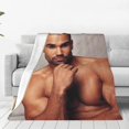 thumbnail image 2 of Manta Shemar Moore de franela ultrasuave y acogedora para picnic, para niños, niñas y adultos. Manta ligera y esponjosa para sofá, cama, sofá o sala de estar., 2 of 6