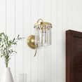 thumbnail image 5 of Aiwen Crystal Wall Mounted Lamp Modern Light Fixture Industrial Gold Finish Wall Sconce, 5 of 9