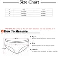 thumbnail image 3 of ZVNAΖH Sexy G String Thongs for Women, Valentine's Day Gifts for Women, Floral Lace Low Rise Two-layer Adjustable Panties, Sizes S-L, 3 of 5