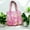 Pink, variant on Handcrafted Quilt Beach Bags - Medium
