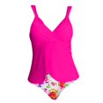 thumbnail image 4 of Swimsuits Women Stylish Ruffle Separates Bikinis for Beach Vacation Hot Pink Womens Bathing Suits L, 4 of 4