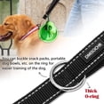 thumbnail image 4 of DMISOCHR Short Dog Leash with Comfortable Handle, Reflective Soft Nylon Heavy Duty Dog Leash for Training, Walking, 12", 18", 24" Short Lead Dog Leash for Small, Medium, Large Dogs, 4 of 5