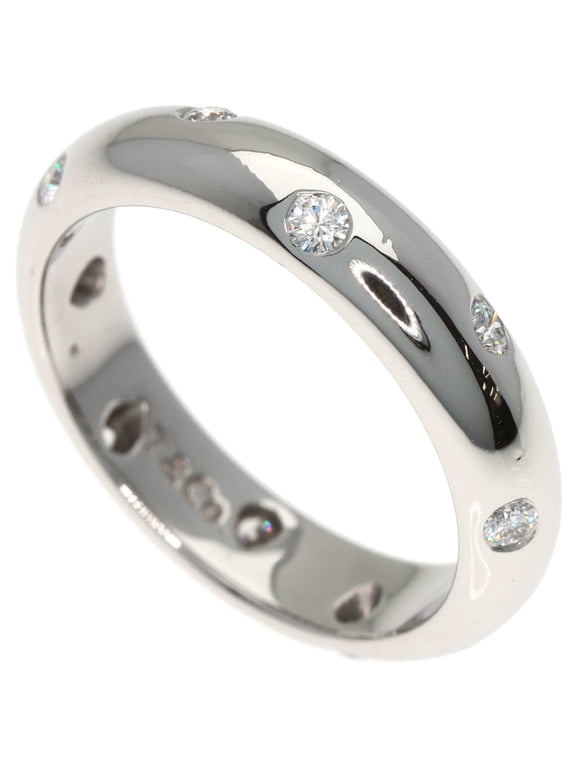 Pre-Owned Tiffany & Co. Dots Diamond Ring in Platinum PT950 for Women