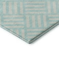 thumbnail image 4 of Addison Rugs Mayfield Washable Transitional Squares Aqua Rectangle Rug, 1'8" x 2'6", 4 of 5