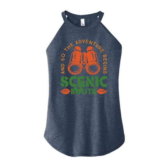 Mickey & Friends - Adventure Begins - Juniors High Neck Tank Top