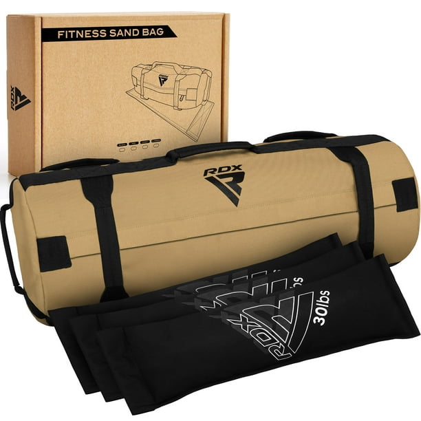 Bolsa eléctrica Sandbag RDX Fitness con pesas, 2,3 a 90,7 kg