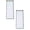 B*2, variant on Magnetic Notepads – Notepads for Grocery List, Shopping List, To-Do List, Reminders -Strong Magnetic Back- Memo Notepad