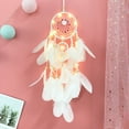 thumbnail image 4 of HBBKVI Fall Decor Dream Catchers Wall Decor and Sun Feather Traditional Dream Wall Hanging Decor for Bedroom Adult Living Room Home Decorations, 4 of 4