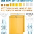 thumbnail image 4 of HAHDAXIA ABC Pack of 10 Gold Kraft Bubble Padded Envelopes 12.5 x 18. Kraft Bubble Peel and Seal Envelopes. Yellow Kraft Bubble Mailers 12 1/2 x 18. Shipping Bags for Mailing Packing Packagin, 4 of 7