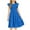 Blue, variant on THDHVS Girls Casual Dresses,Summer Dresses for Kids,Girl's Dresses Cotton Ruffle Sleeve Tiered A-Line Cute Casual Sundress Blue 8-9 Years