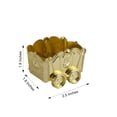 thumbnail image 3 of Efavormart 12 Pack | Gold Chariot Party Favor Gift Boxes, Candy Treat Containers - 2.5"x2", 3 of 11