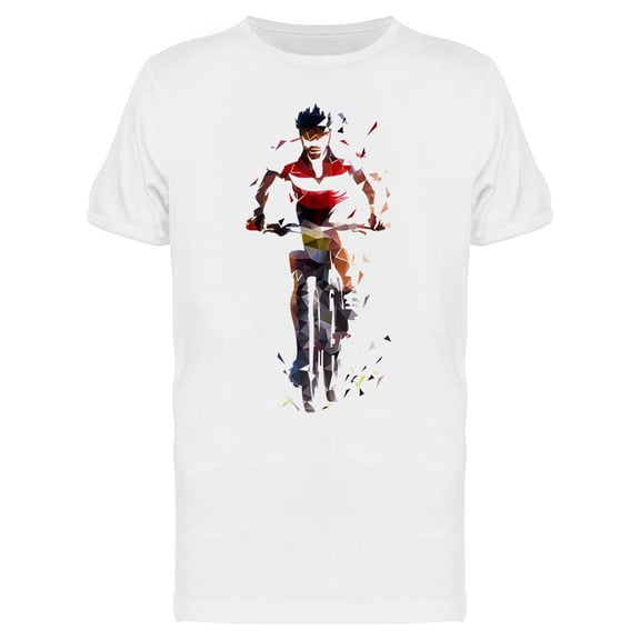 Mtb Cycling T-Shirt Men -Image by Shutterstock, Male Small