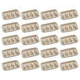 thumbnail image 2 of Callipe 10/20Pcs Disposable Taco Holders for Parties Sturdy Taco Tray Holder with Dividers Eco-Friendly Taco Plates Packaging Box for Events Taco Bar Serving Set, 2 of 8