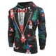 thumbnail image 4 of Pntutb Estampado navideño Otoño e invierno Hombres y mujeres Suéter con capucha Suéter suelto Top Pntutb Pntutb-2629, 4 of 5