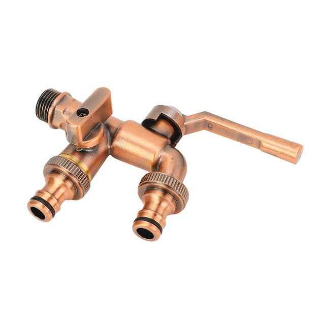 Grifo de Agua de Doble Grifo, Prueba de Congelacia de Control de Jardín de Control de Control Para El Jardín para Al Aire Libre
