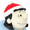 Blue/Womens, variant on Peanuts Family Christmas Character 3D Scuff Slippers, Kids to Adult Sizes