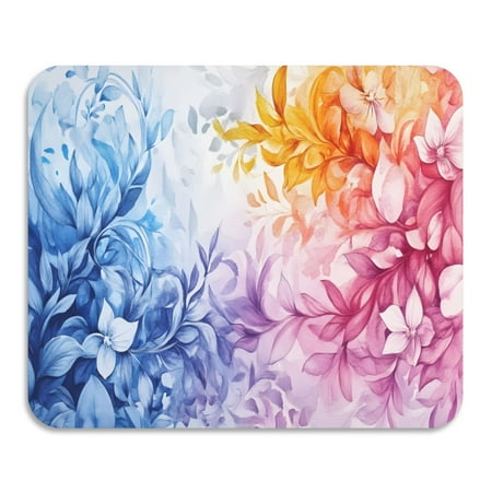 

ALAZA Dish Drying Mat for Kitchen Art Beautiful Flower Counter Absorbent Draining Pad 15.7 x11.8
