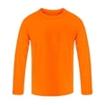 thumbnail image 3 of Lullu Boys Solid Long Sleeve Rash Guard UPF 50+ Beach Pool Swim Shirt Swimwear, Sizes 3-14, 3 of 3