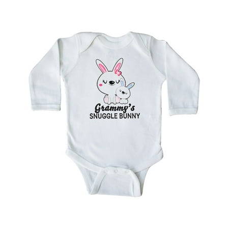 

Inktastic Grammys Snuggle Bunny Easter Gift Baby Boy Long Sleeve Bodysuit