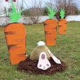 thumbnail image 4 of Decoración de Pascua Dibujos animados Adorable Animal Hip Hip Diseño de la zanahoria Hogar Césped Jardín Escena Sign Sign Sops Decoración al aire libre interior Sweethay HA028148-00, 4 of 7