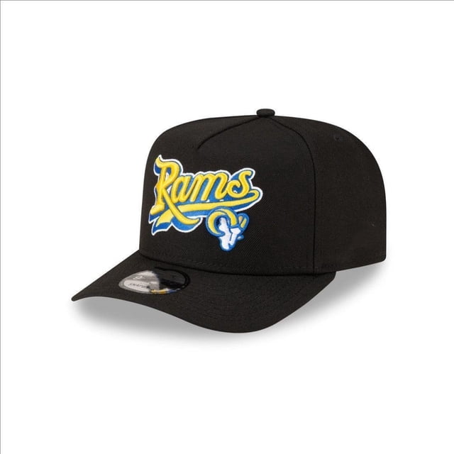 Los Angeles Rams Black Team Cap - Logo Snapback Hat