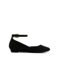 thumbnail image 2 of Flats para Mujer DREAM PAIRS Revona con Correa al Tobillo en Negro, 2 of 7