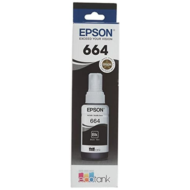 EPSON T664 EcoTank -Ink Ultra-high Capacity Bottle for Select EcoTank Printers -