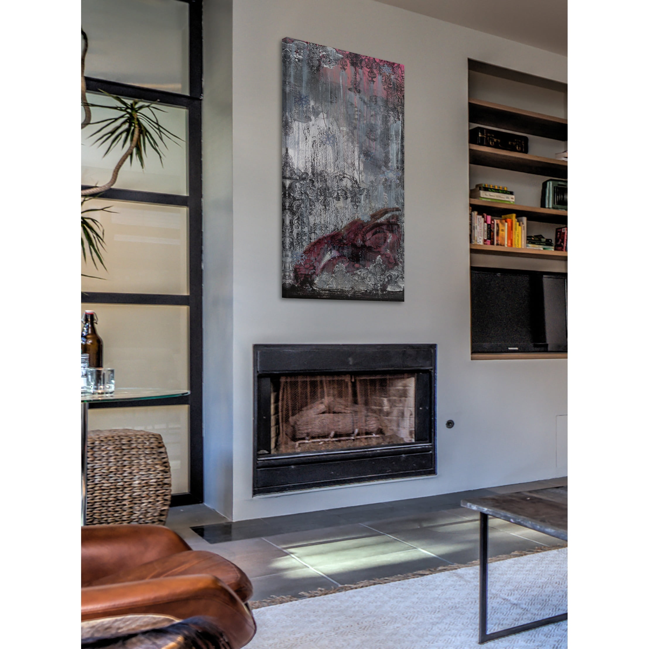 MARMONT HILL  - 'Hibernation I' by Tracy Silva Barbosa Painting Print on Wrapped Canvas - Multi-Color 22.5 x 45