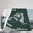 thumbnail image 5 of Custom New York 1 Blanket Gifts for Men Women Personalized Fans Add Name and Number Throw Blankets, 30" X 40",40" X 50", 50" X 60", 60" X 80", 5 of 6
