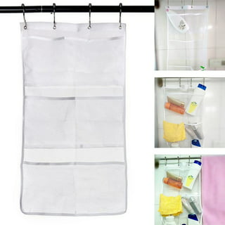 MISSLO Shower Caddy Organizer 5 Pockets Roll up Hanging Bathroom  Accessories Storage for Camper, RV, Gym, Cruise, Cabin, College Dorm  Shower, Small