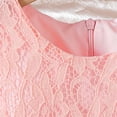 thumbnail image 3 of WOYY Girls Lace Dress Elegant Ruffle Sleeveless Birthday Party Princess Dress, Pink, Sizes 3-10, 3 of 8